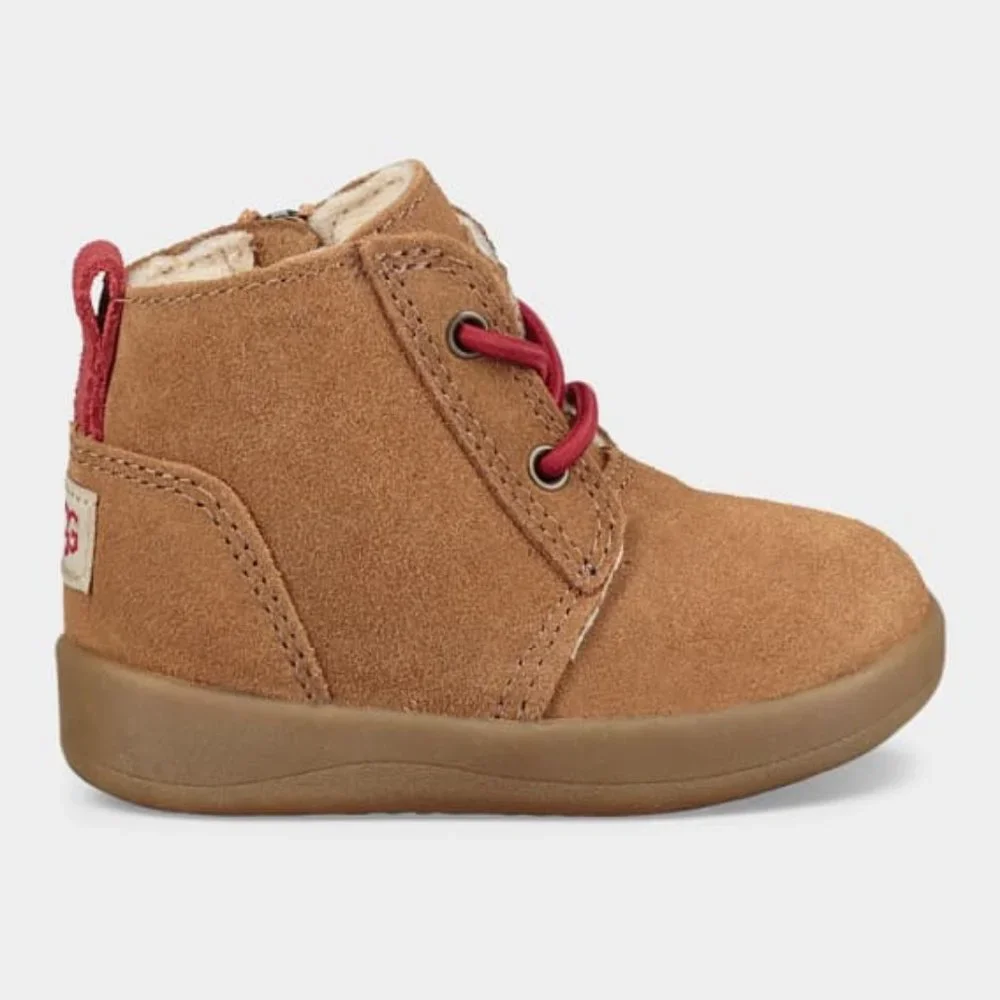 NIB UGG‎ INFANT KRISTJAN CHUKKA SUEDE CHESTNUT BOOTS BOOTIES
